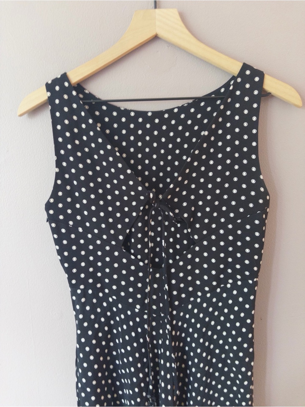 90s Polka Dot Mini Dress - Picture 2 of 5